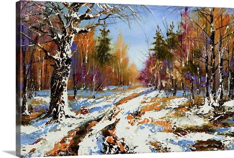 Rural Winter Landscape Wall Art, Canvas Prints, Framed Prints, Wall ...