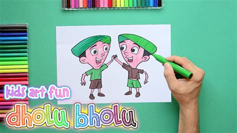 Dholu Bholu Coloring Pages