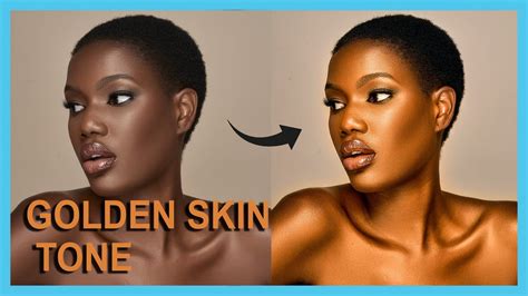 How To Get Golden Skin Tone In Photoshop - YouTube