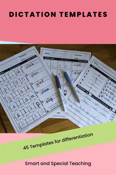 Orton Gillingham Spelling Dictation Templates Science of Reading in 2022 | Reading intervention ...