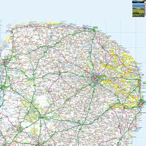 Norfolk Offline Map, including North Norfolk Coast, Norfolk Broads ...