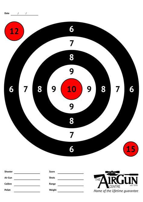 Bb Gun Targets Printable Pdf