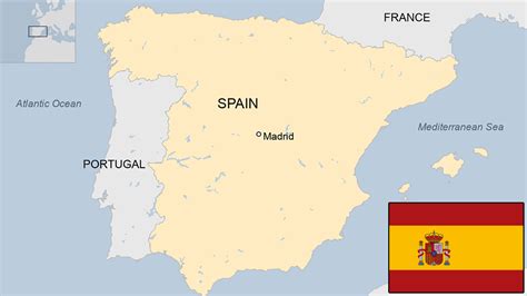 Political Map Of Spain In English