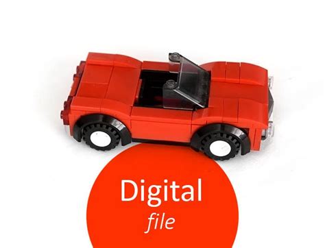 Car Lego digital instruction download Lego instruction for | Etsy