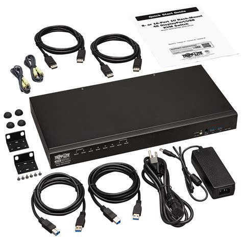 8-Port Rack Mount DP/USB KVM Switch, 1U | Eaton