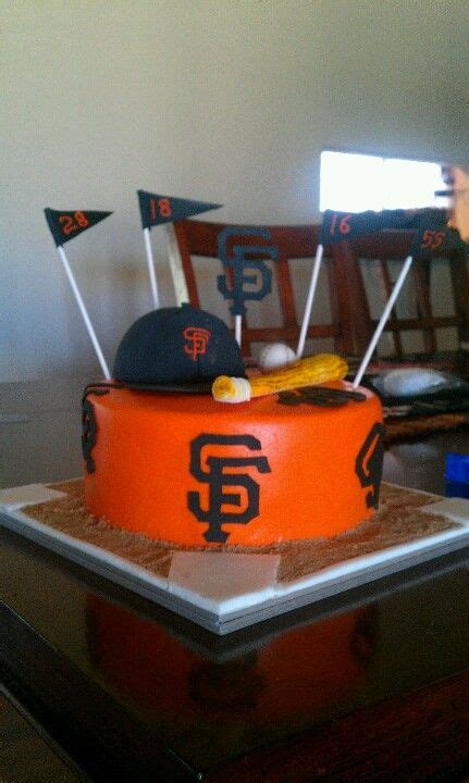 Awesome SF giants cake made for my 25 th bday by JK Cakes Susanville ca Giant Cake, Susanville ...