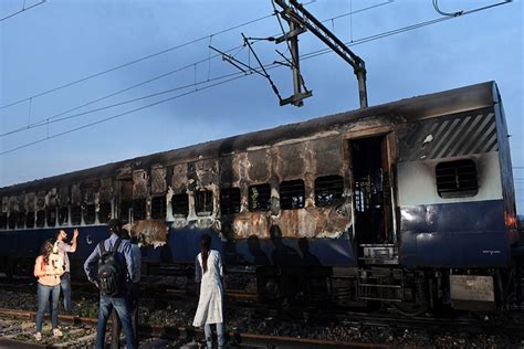 Railway coach set on fire to enact Godhra train incident for ...