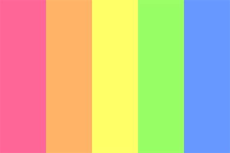 Light Bright Rainbow Color Palette | Color palette bright, Color ...