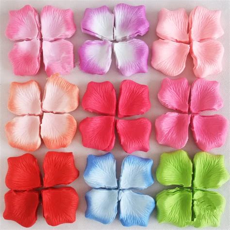 5000 pcs Artificial Silk Rose Petals Wedding Party Decorations Aisle ...