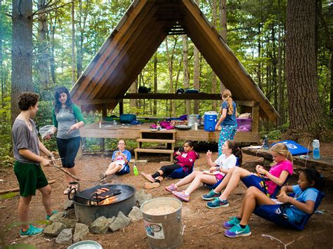 NC Girls Summer Camp, Keystone Activity, Hiking & Camping