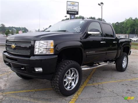 2010 Black Chevrolet Silverado 1500 LT Z92 Crew Cab 4x4 #30367653 Photo ...