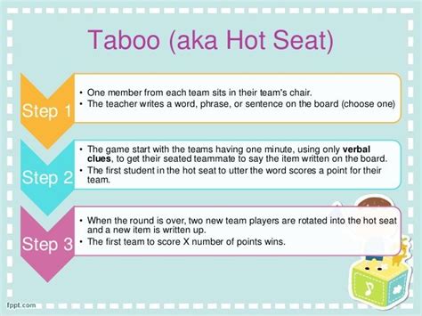 Hot Seat Game For Classroom