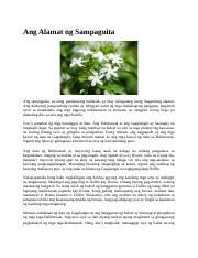 Ang Alamat ng Sampaguita.docx - Ang Alamat ng Sampaguita Ang sampaguita ...