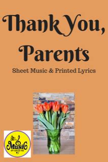 Thank You, Parents: Instrumental Song Download: Songs for Teaching ...