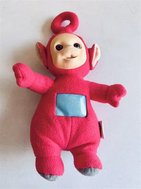 VINTAGE 1998 PLAYSKOOL PO Red Teletubbies 12" Plush Rubber Face (no talk box) $9.99 - PicClick