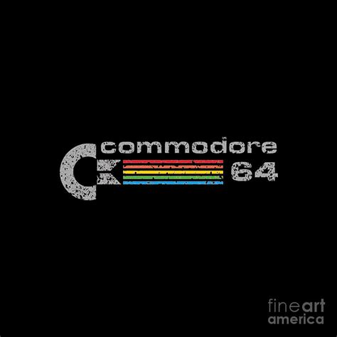 Commodore 64 Retro Computer distressed Drawing by Vernon B Vanetten ...