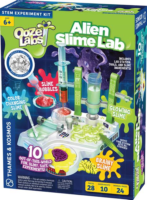 Buy Thames & Kosmos Ooze Labs: Alien Slime Lab Science Experiment Kit ...