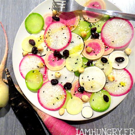 Salade de radis multicolores- IAMHUNGRY