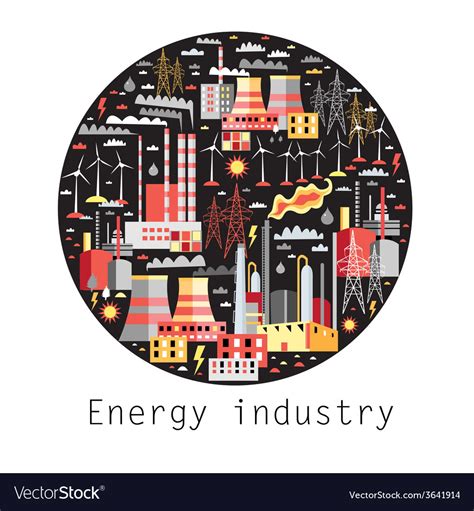 Industry background Royalty Free Vector Image - VectorStock