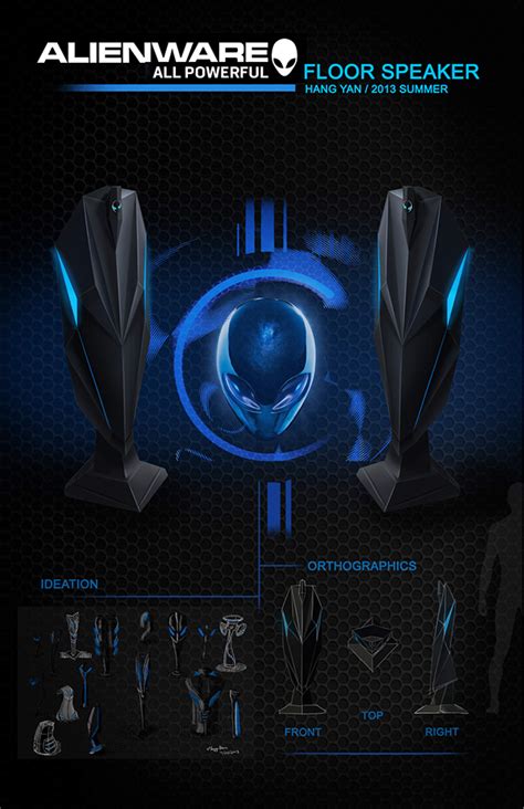 Alienware Floor Speaker on Behance