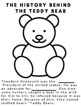 The story of the Teddy Bear- Theodore Roosevelt by Cameron Lynch