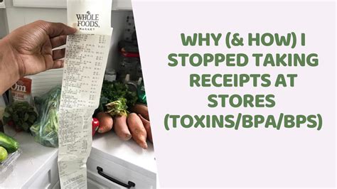 Why (& How) I Stopped Taking Receipts At Stores | Toxins, BPA, BPS - It's Me Lady G