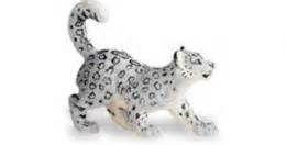 Snow Leopard Toy Miniature Replica at Animal World®