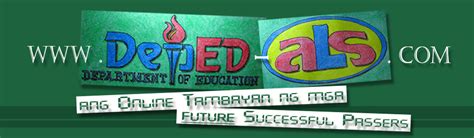 ALS A&E 2015 Passers Benefits ~ ALS DepED - Alternative Learning System