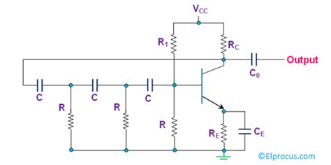 Transistor Rc Phase Shift Oscillator Circuit Diagram - Wiring View and ...