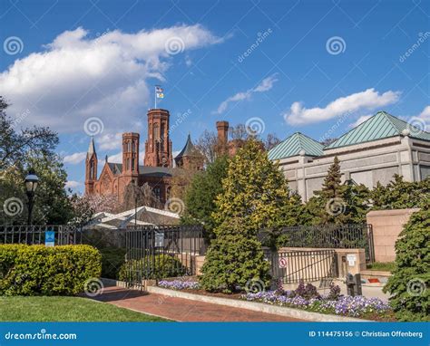 Smithsonian Institution Building with Its Garden Editorial Photo - Image of famous, american ...