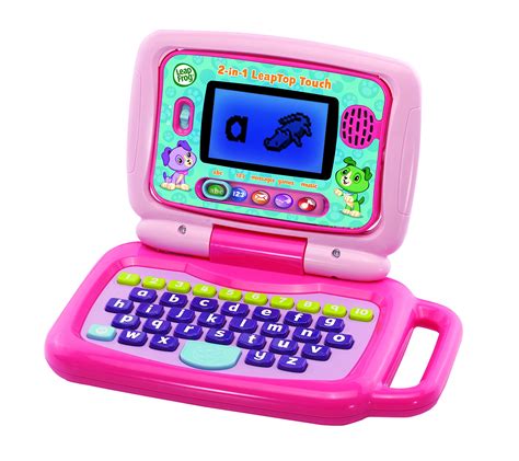 Buy LeapFrog 2 in 1 LeapTop Touch Laptop, Pink, Learning for Kids with ...