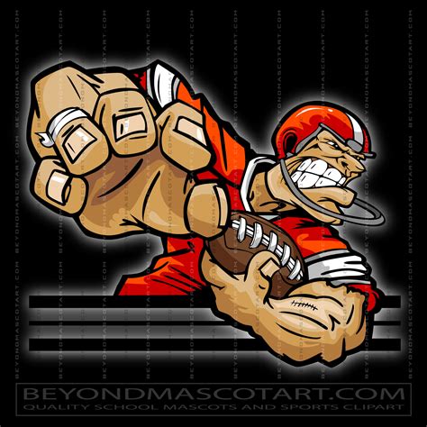 Football Player Clip Art | Vector Format | AI EPS JPG PNG - Clip Art ...