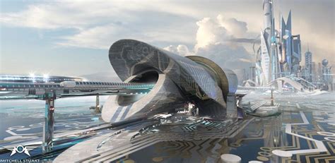 ArtStation - Utopia Hub, Mitchell Stuart | Futuristic city, Futuristic ...