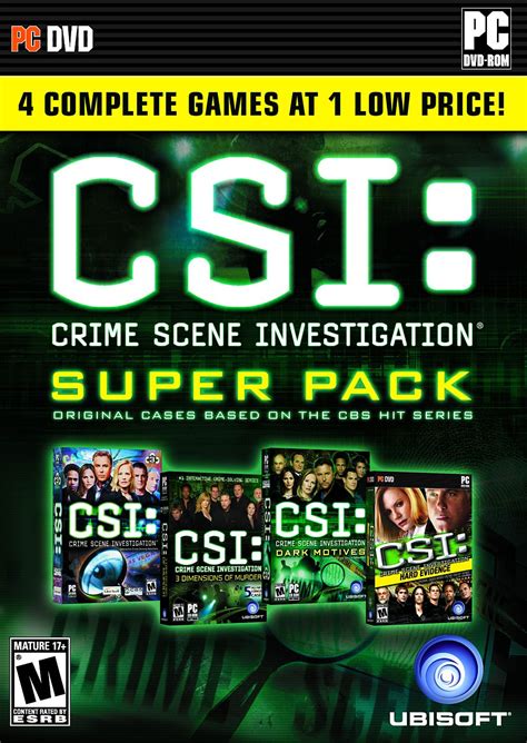 CSI: Crime Scene Investigation -- Super Pack - PC - IGN