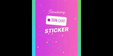 Instagram Adds a New Chat Sticker to Stories