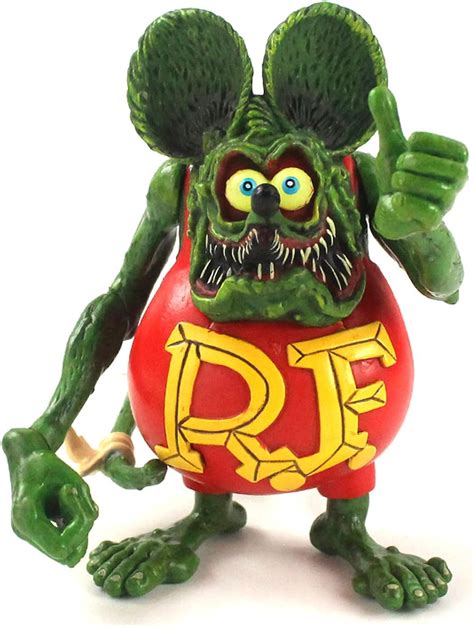 Amazon.com: 12cm Rat Fink Figure Figure Collectible Model Toy Gift ...