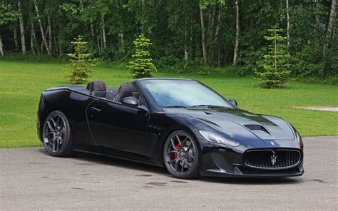 Black Maserati GranTurismo convertible coupe, Novitec, Novitec Tridente, Maserati Gran Cabrio MC ...