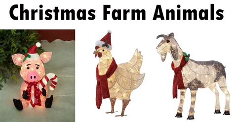 You can now have Christmas on the farm with these light up farm animal decorations - The Keeper ...