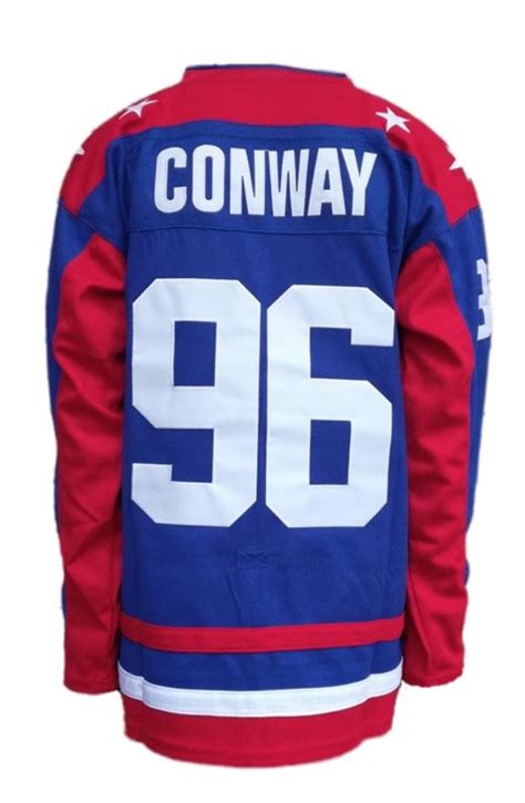 Mighty Ducks D2 Movie Team USA Ice Hockey Jersey Red Blue – Jersey Junkiez