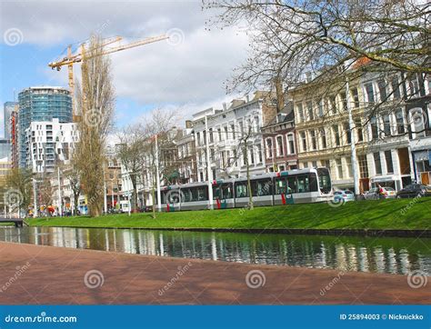 On Streets of the City of Rotterdam. Editorial Stock Photo - Image of ...