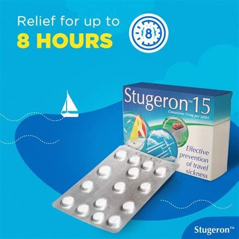 Buy Stugeron Travel Sickness Tablets 15mg | Pharmacy2U