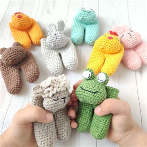 Two Finger Puppets Frog Crochet Pattern / PDF Digital Download - Etsy