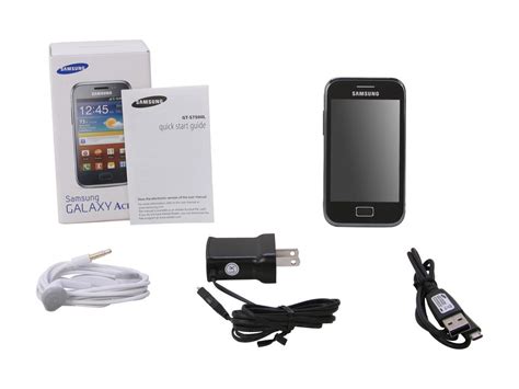 Samsung Galaxy Ace Plus GT-S7500 Unlocked Cell phone 3.65" Black 3 GB storage, 512 MB RAM ...