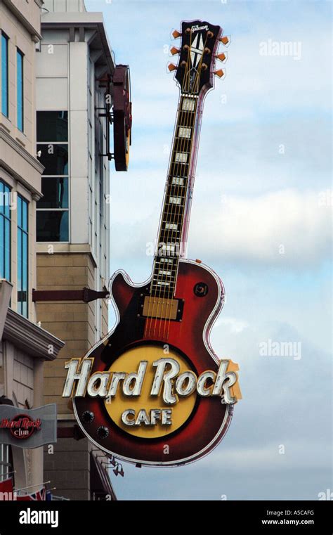 Hard Rock Cafe Guitar Stock Photo - Alamy