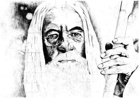 ArtStation - Gandalf Portrait