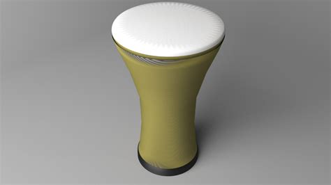 Goblet Drum 3D Model - TurboSquid 1593404