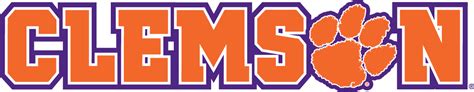 Clemson Tigers Logo - Wordmark Logo - NCAA Division I (a-c) (NCAA a-c ...