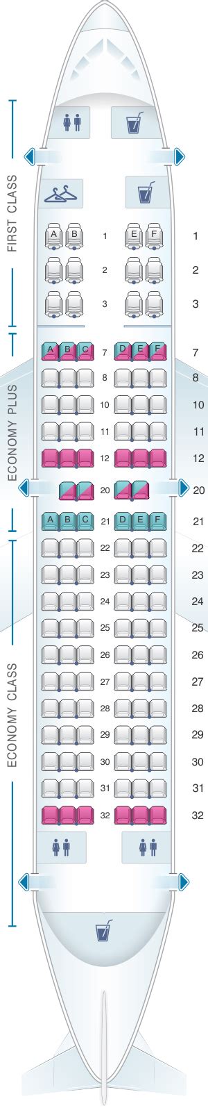 Seat Map United Airlines Boeing B737 700 - version 1 | SeatMaestro