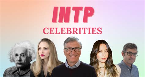 21 Famous People with the INTP Personality Type | So Syncd