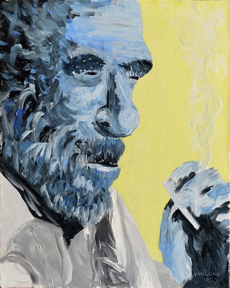 Bukowski Painting by Jay Van Loan